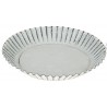 Metall Teller weiss