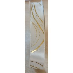 Dekoband creme/gold