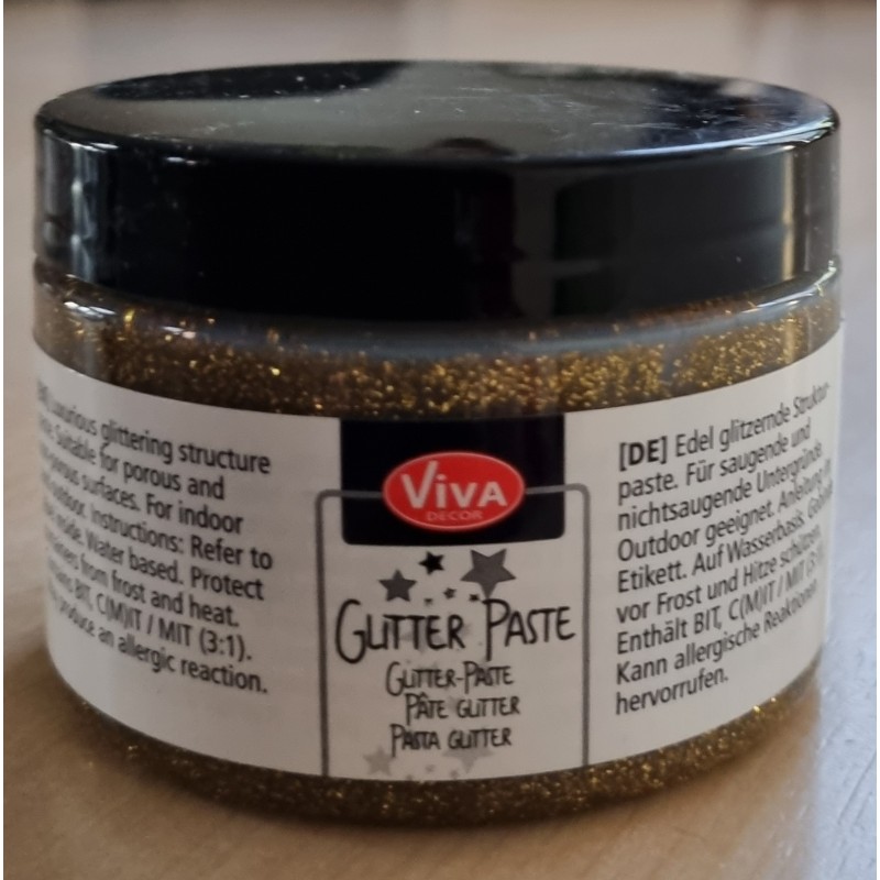 Glitterpaste gold