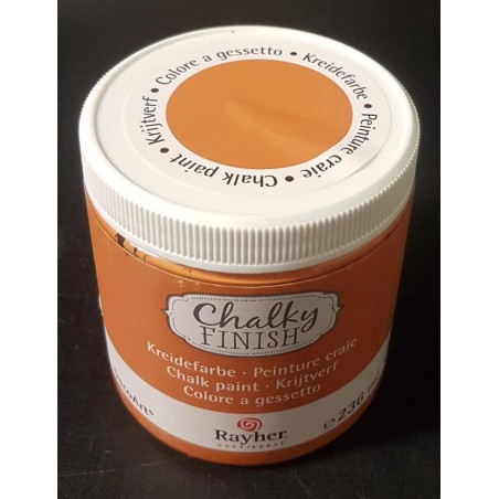 Chalky Finish Dunkelorange
