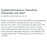 Kristall Eis irisierender Lack