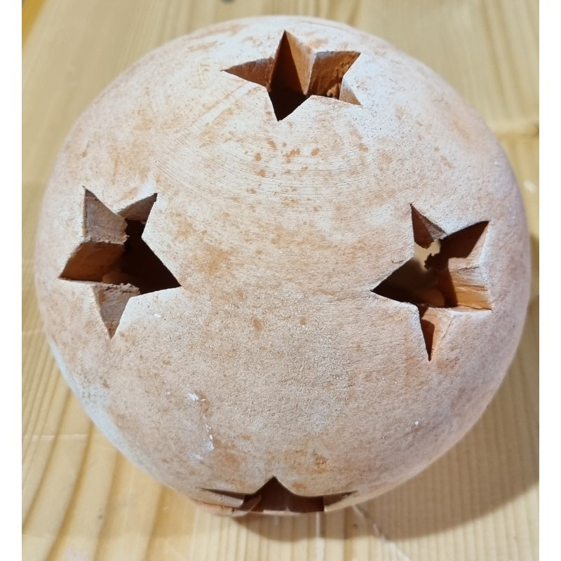 Terracotta Kugel Sterne