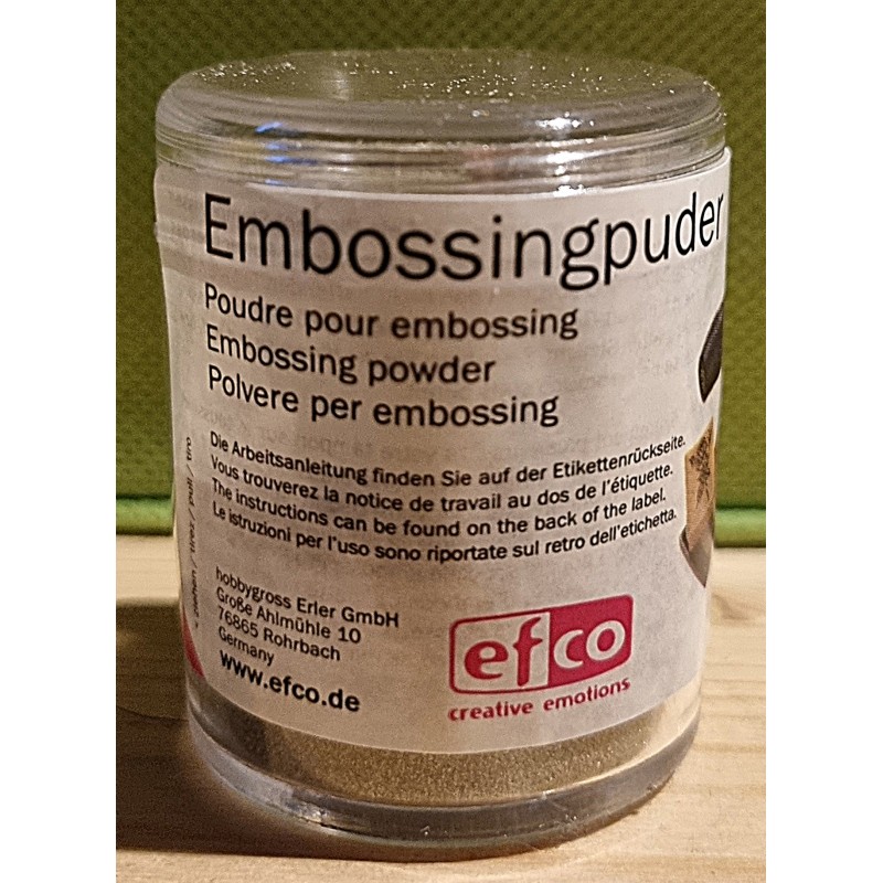 Embossing Puder platin