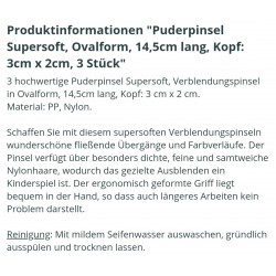 Puderpinsel Supersoft Ovalform
