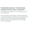 Schmuckband elastisch transparent