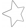 Metall Stern schwarz