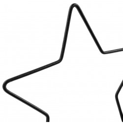 Metall Stern schwarz