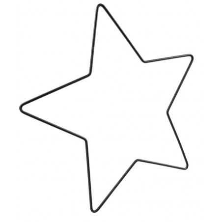 Metall Stern schwarz