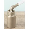 Schablonier Creme Metallic Relief platin