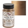 Schablonier Creme Metallic Relief champagner
