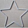 Metall Stern weiss