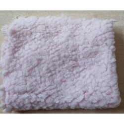 Lammfell Kreativ-Stoff rosa
