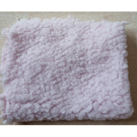 Lammfell Kreativ-Stoff rosa
