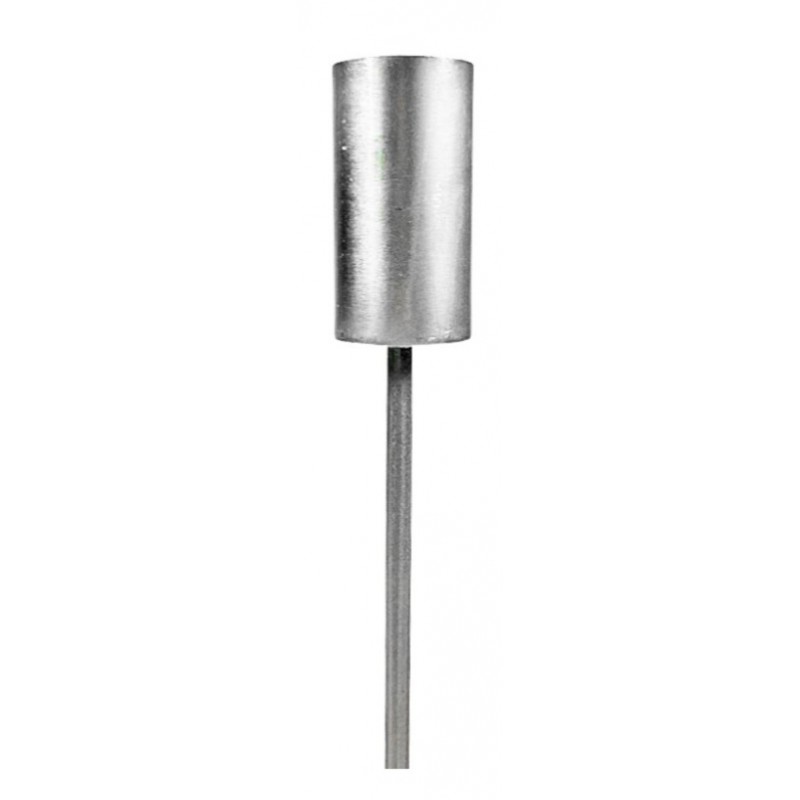 Metall Kerzen Stecker silberfarbig