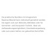 Pappmaché Rundbox mit Baumwollsack