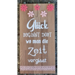 Schild Glück