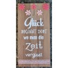Schild Glück