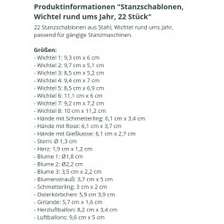 Metall Stanzform Wichtel
