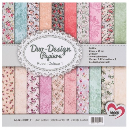 Duo Design Papier Rosen Deluxe 1