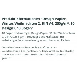 Design Papier Winter/Weihnachten 2