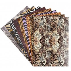 Deko Karton-Set Animal Print