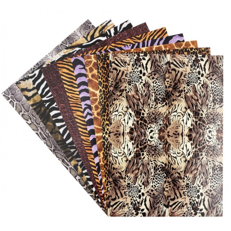 Deko Karton-Set Animal Print