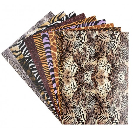 Deko Karton-Set Animal Print