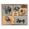 Deko Karton-Set Animal Print