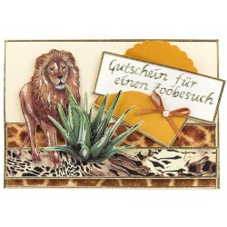 Deko Karton-Set Animal Print
