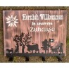 Garderobe Alpaufzug  rosa Herzlich Willkommen