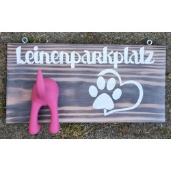 Leinenparkplatz rosa