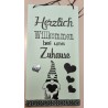 Schild Herzlich Willkommen