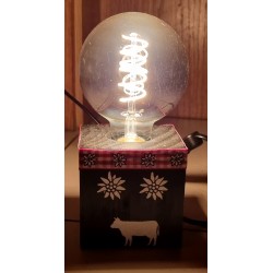 Lampe Kuh/Edelweiss