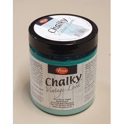 Chalky Vintage Look Aqua