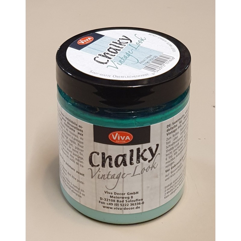 Chalky Vintage Look Aqua