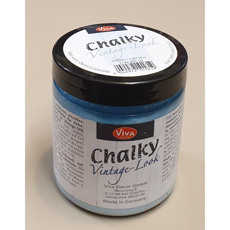 Chalky Vintage Look Hellblau