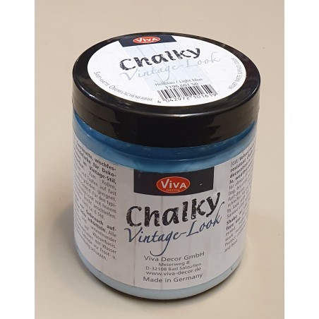 Chalky Vintage Look Hellblau
