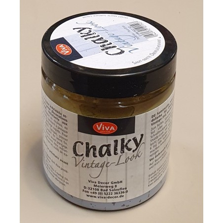 Chalky Vintage Look Perlblau