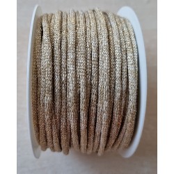 Kordel mit Draht gold/glitzer