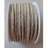 Kordel mit Draht gold/glitzer