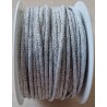Kordel mit Draht silber/glitzer