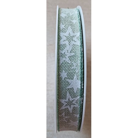 Deko Band mint mit Sternen