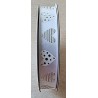 Deko Band Herzen weiss/silber