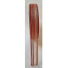 Deko Band Organza Gestreift orange