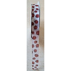 Deko Band Organza Marienkäfer