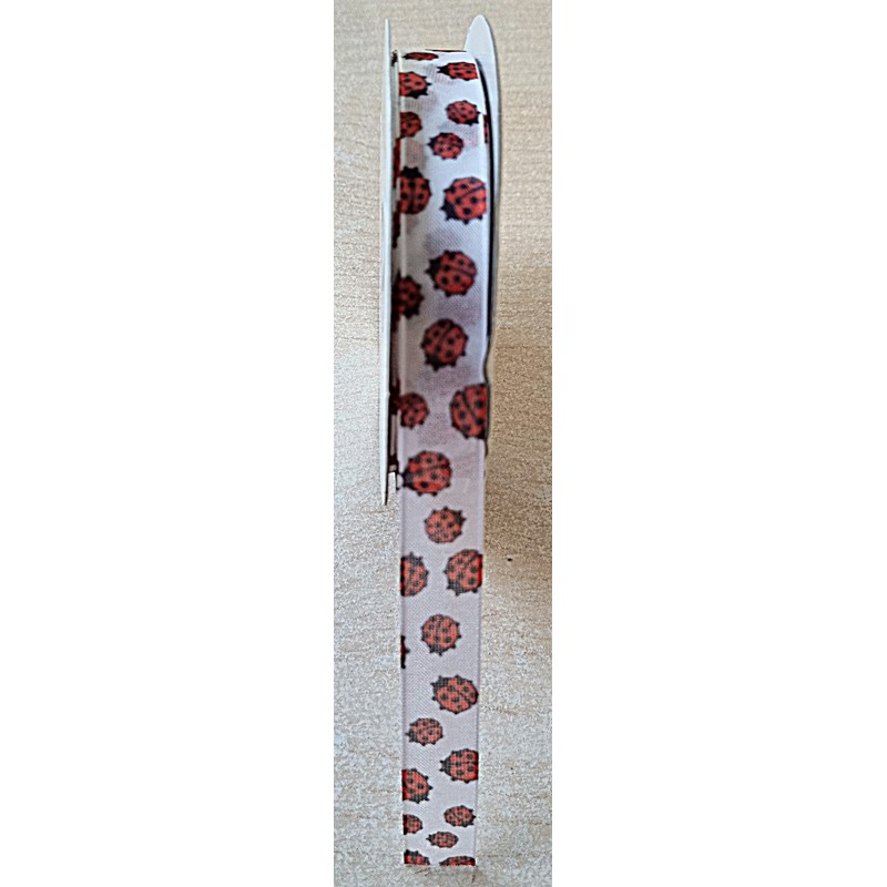 Deko Band Organza Marienkäfer