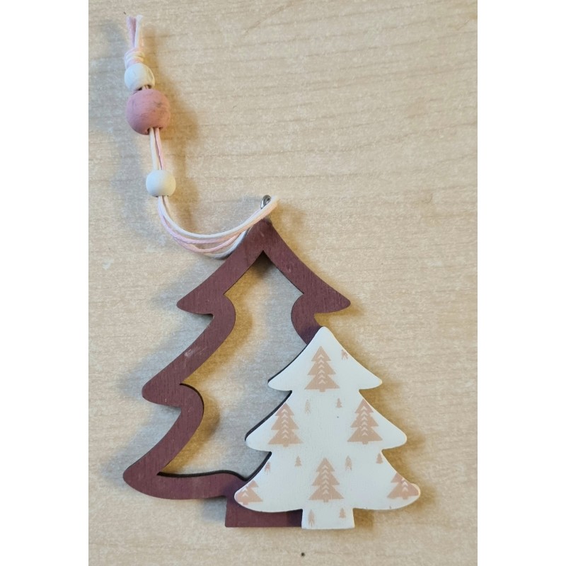 Holz Tannenbaum mauve