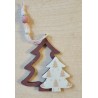 Holz Tannenbaum mauve
