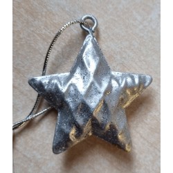 Metall Stern silber