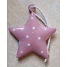 Metall Stern rosa